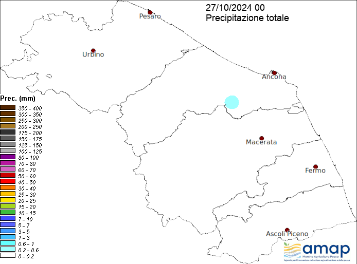 Meteo Regione Marche ASSAM - Carte precipitazione giornaliera